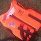 Life jackets in Parliament Square in London